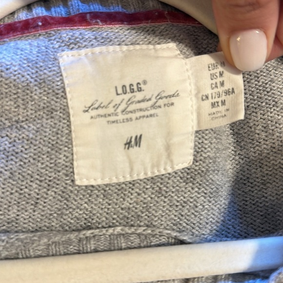 L.O.G.G. H&M buck knit sweater size Medium - Picture 3 of 7